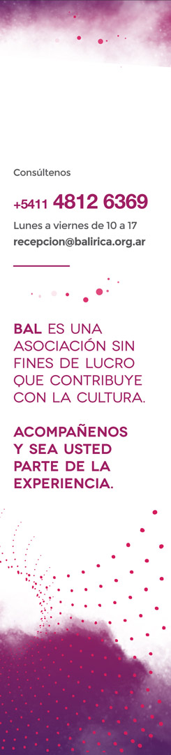  Consúltenos  +5411  4812 6369  Lunes a viernes de 10 a 17 recepcion@balirica.org.ar