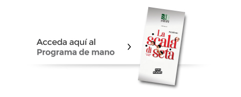 Programa de mano La scala di seta